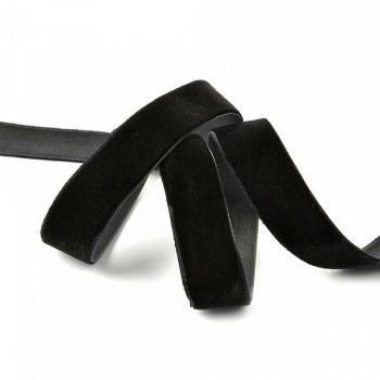 Тесьма бархатная 20 мм NVF0005-113 черный