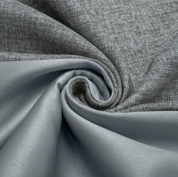 Ткань портьерная блэкаут 2-х сторонний H-280 см 05-02-15444 серый