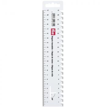 Линейка закройщика Prym 21 см пластик 610730