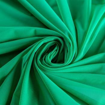 Сетка трикотажная 050-02377 зеленый однотонный