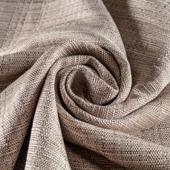 Ткань портьерная лен h-285 см 05-02-00329 экрю однотонный