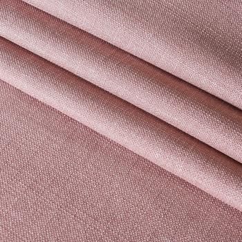 Ткань портьерная лен h-300 см 05-02-11510 пудрово-розовый однотонный