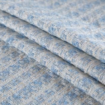 Твид шанель 052-15490 молочно-голубой