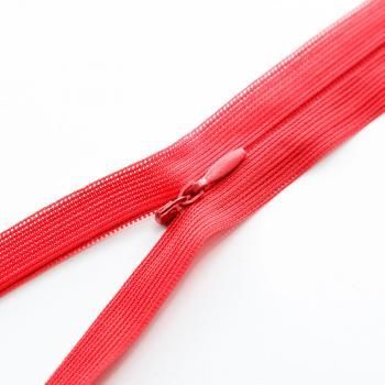 Молния спираль потайная MaxZipper 50 см №3 н/р F148 красный HP-50-148