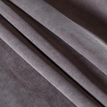 Ткань мебельная микровелюр 22-02-08967 серый камень однотонный