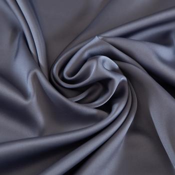 Шелк синтетический 065-18677 серо-стальной однотонный