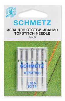 Иглы SCHMETZ для швейных машин № 90/14 топ стич 5 шт 0702207