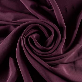 Крепдешин натуральный К36-186 марсала однотонный