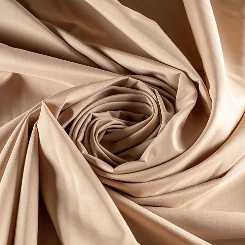 Ткань плащевая К33-805 бежевый однотонный