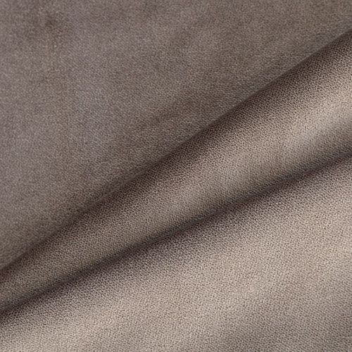 Ткань портьерная бархат 507-02-25 серо-бежевый однотонный