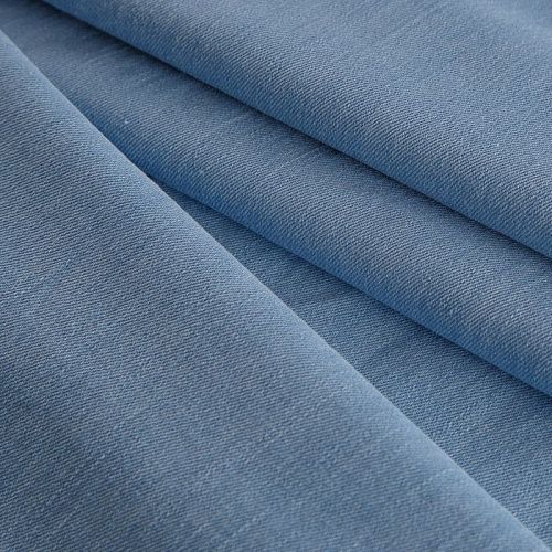 Джинс стрейч 015-17161 вываренный голубой однотонный