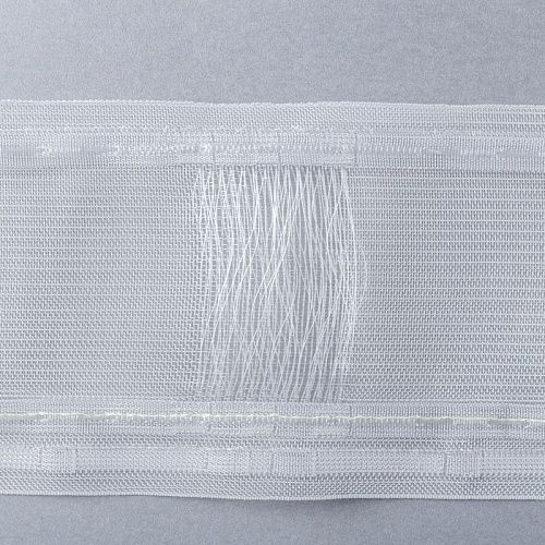 Лента драпировочная 101-6961 волна эффект люверсов 1:2,5 прозрачная