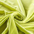 Бархат 002-01190 лаймовый однотонный