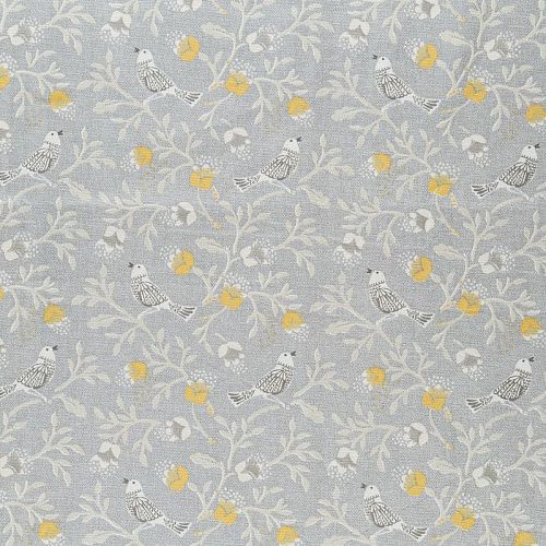 Ткань портьерная 19-02-04826 серый принтованный