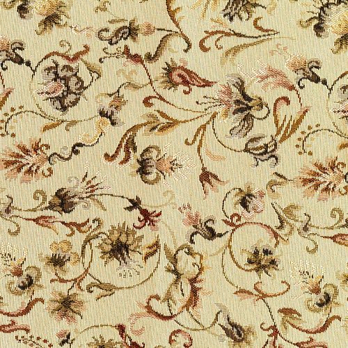 Гобелен гостиный 513-02-62 песочный цветочный узор