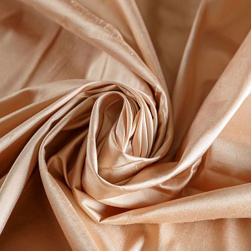 Дикий шелк 016-04754 пудрово-персиковый однотонный