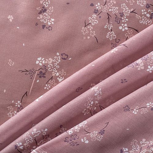 Батист 003-01593 пудрово-розовый принтованный