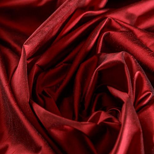 Дикий шелк 016-04793 темно-красный однотонный