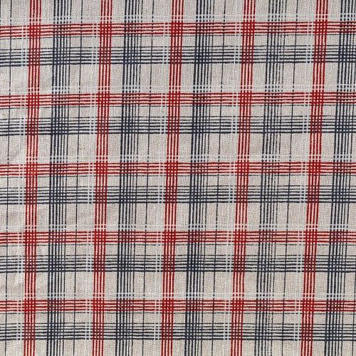 Лен натуральный К35-002 экрю принтованный