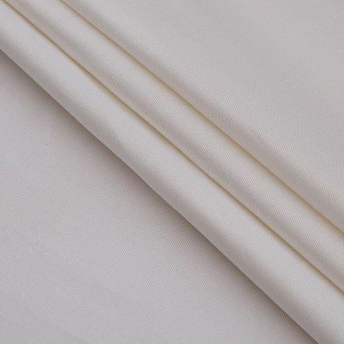 Коттон стрейч 063-16762 молочный однотонный
