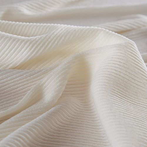 Трикотаж-лапша 056-17140 сливочный однотонный