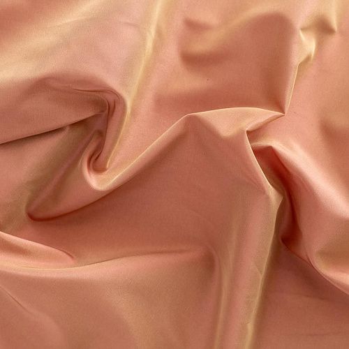 Ткань портьерная тафта h-290 см Т241-02-319 розово-золотистый однотонный