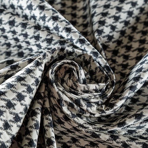 Жаккард 017-08658 молочно-черный