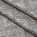 Ткань портьерная жаккард H-290 см 02-02-20466 серый/золото