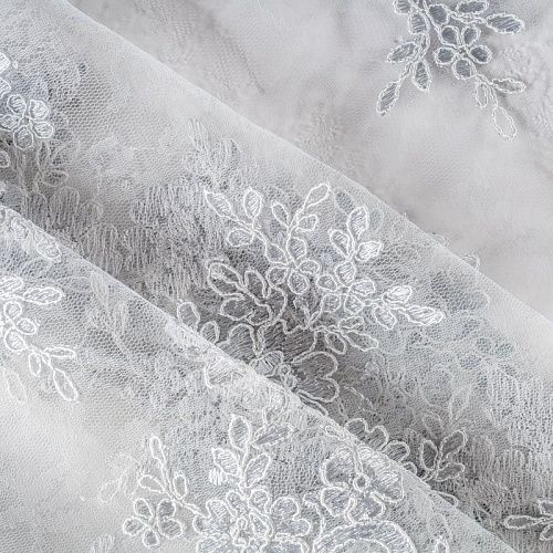 Гипюр К05-536 жемчужно-розовый