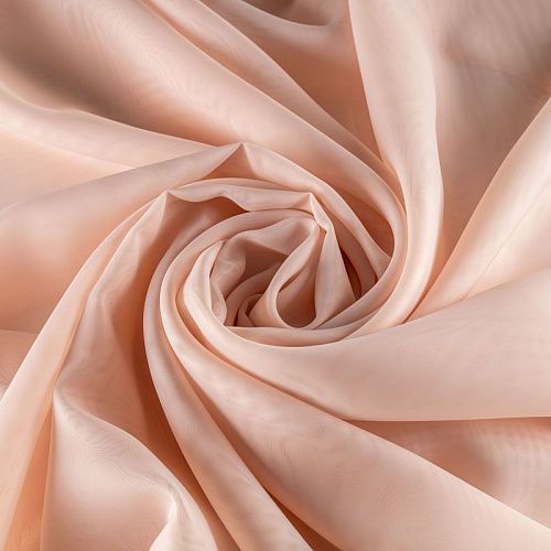 Тюль капрон с утяжелителем h-300 см Т155-03-02 розовый однотонный