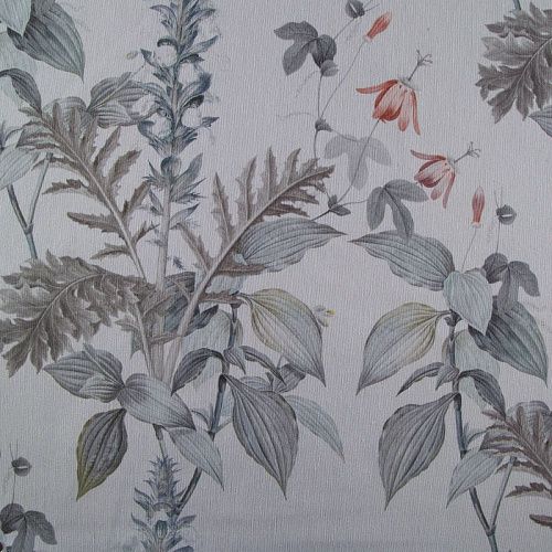 Ткань портьерная H-280 см 19-02-15868 молочный принтованный