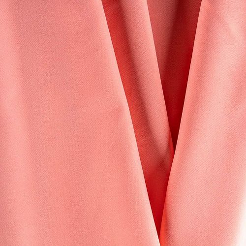 Креп К21-260 персиковый однотонный