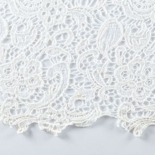 Гипюр-макраме 012-08451 молочный