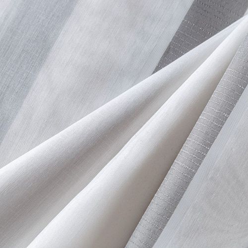 Тюль лен Т328-01-43 молочно-серый
