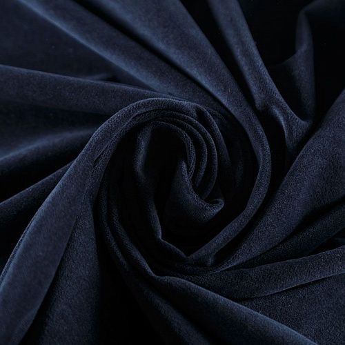 Бархат К17-063 синий космос однотонный