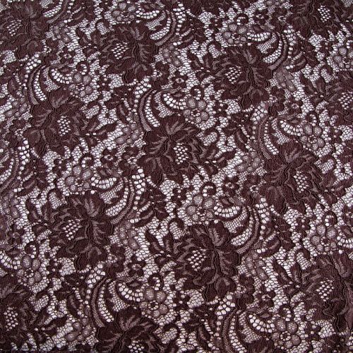 Гипюр 012-20671 шоколадный