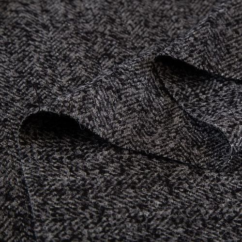 Шерсть буклированная Fabiana Filippi 066-16523 серый "елочка"