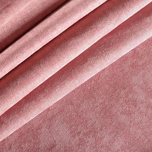 Ткань портьерная канвас 14-02-05037 розовый антик однотонный