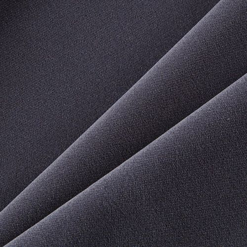 Ткань портьерная негорючая бархат 09-02-13730 серый однотонный