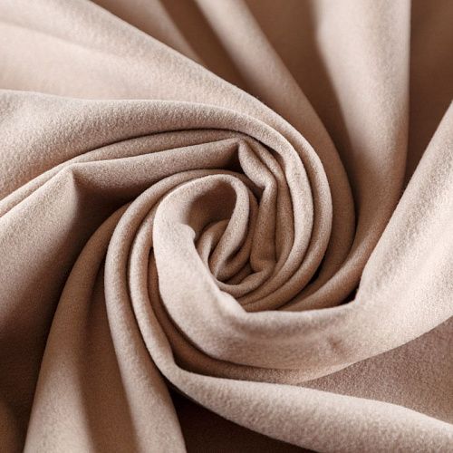 Ткань пальтовая 040-09202 светлый беж однотонный