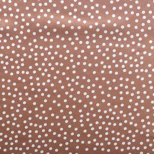 Шелк синтетический 065-01311 светло-коричневый принтованный