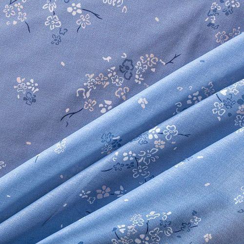 Батист 003-01592 голубой принтованный