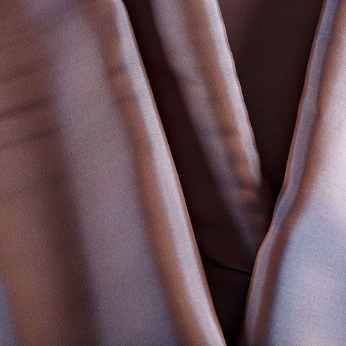 Ткань подкладочная К01-319 терракотово-синий однотонный