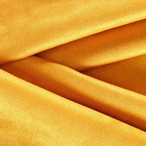 Замша искусственная 018-06134 желтый однотонный