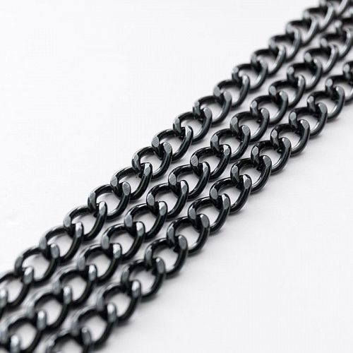 Цепь декоративная 4 мм металл 158-4-черный