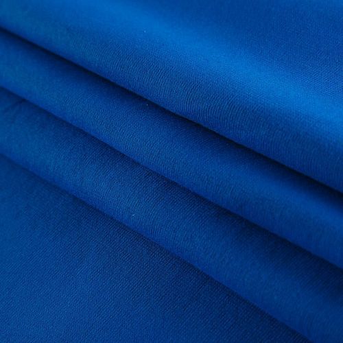 Трикотаж рибана хлопковый Versace 056-16346 васильковый