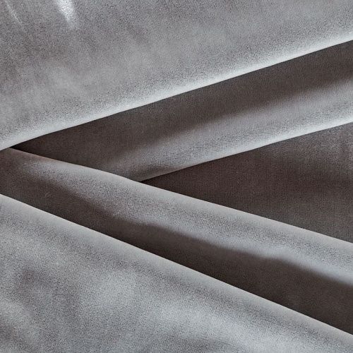 Бархат К32-467 светло-серый однотонный
