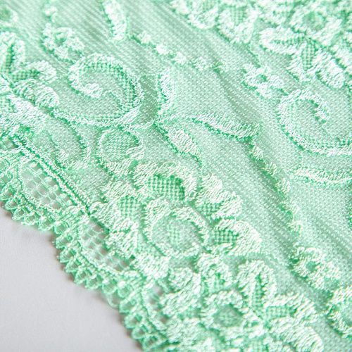 Кружево эластичное 140 мм Ф01-0077 салатовый