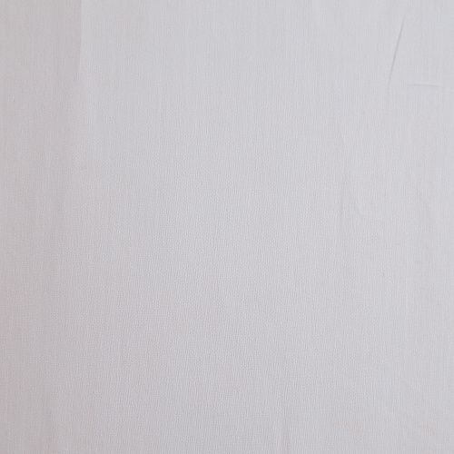 Шелк-батист 003-17111 теплый белый однотонный