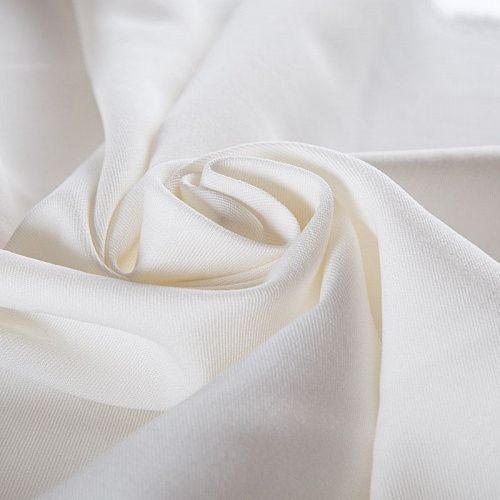 Вискоза костюмно-плательная Сафари 009-13874 молочный однотонный